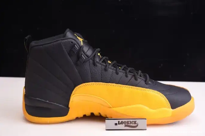 Official Maikesneakers 130690-070 Gold 12 University Jordan Retro Air Black 0517